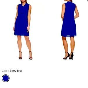 DKNY
Women's Sleeveless Tie Neck Solid A-Line Dress